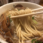 らーめん かいじ - 濃厚味噌ラーメン 麺アップ