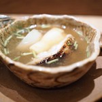 虎白 - 煮物　のどぐろ　筍　かぶ　ごぼう