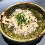 エクアトゥール - 白子、蟹の餡かけ