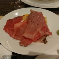 ブッフェダイニング プリンスマルシェ - ローストビーフ 塩とわさびで