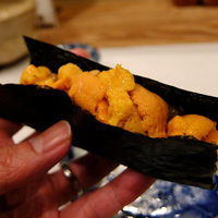 鶏割烹 ならや - ささみのづけとうにの寿司