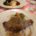 ブラッスリー・グー - 鴨肉のコンフィイ粒マスタードソース