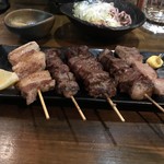 豚小家 - おまかせ串5点盛り （銘柄豚含）塩