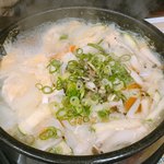 豚たん - 野菜スープ①