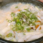 豚たん - 野菜スープ②