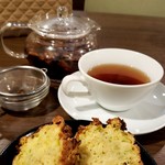 雅 - 海老とネギのケークサレと一緒にいただきました