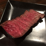 肉山 - 11．40日寝かせた熟成肉のイチボ