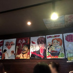 肉山 - 店内に掲示されたポスター