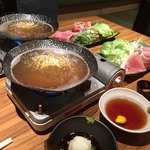 Shinohei - ハーフセットと鍋です
