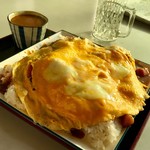 おばちゃん八百屋 - 特盛オムカレー：500円