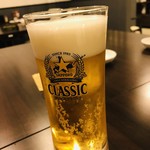 台湾料理 REAL台北 - クラシックビール。