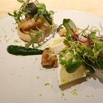 meli melo - ホタテと鶏肉