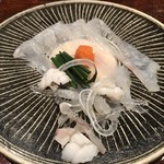 菊鮨 - 虎河豚お造り