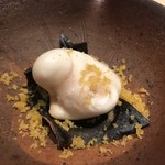 菊鮨 - 虎河豚 白子昆布締め 唐墨と