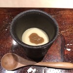 菊鮨 - 渡蟹とこのわたの茶碗蒸し