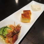 蕎麦ひら井 - 前菜三種