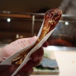 てんぷら　成生 - 最後に焦がして旨味を出したいと
      強火で仕上げたオニオンヌーボー♪