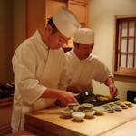 てんぷら　成生 - ラストはお茶です。
      静岡県・香駿(緑茶)