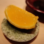 てんぷら　成生 - この檸檬、甘すぎて僕の知ってるのと違う(笑)