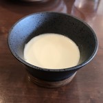 麺屋 おざわ - サービスの杏仁豆腐