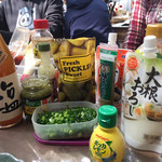 焼きかき優漁水産 - 持ち込み調味料
