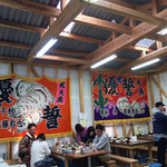 焼きかき優漁水産 - 店内