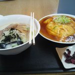 Koufukujun - 豚骨ラーメンと天津飯　日曜夜　780円