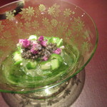 イル アオヤマ - のれそれ　オクラ　キャビア