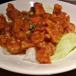 京華樓 - 鶏の甘酢定食