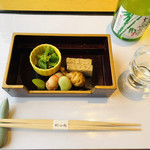 京懐石とゆば料理 松山閣 - くわいが美味。一品、一品、とても丁寧に炊かれています。流石、京都♡