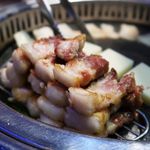 ヨプの王豚塩焼 熟成肉専門店 - 熟成サムギョプサル（二人前）