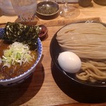 中華蕎麦 とみ田 - 半熟味玉つけめん大(330g) 辛味