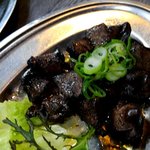 だいにんぐ とっ鶏 - ふわとろ肝の炭火焼き