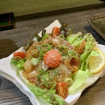だいにんぐ とっ鶏 - 鶏ユッケ