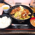 光玉母食堂 めし しんちゃん - トンテキ定食 ¥1,400-