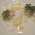 岩手県八幡平イワナの低温コンフィ　セロリラブのレムラード