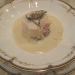 マ プール - 伊達鶏とモリーユ茸　ヴァン・ジョーヌソース