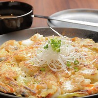 海鮮ニラチヂミ