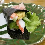 磯料理マルサ - 海老サラダ巻き