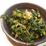 とんかつたつみ - オマケ　ダイコンの葉