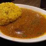 ramushabutabehoudaijaga-buraun - ラムカレー。