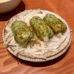 牛たん伊之助 - 竹輪の磯部揚げ