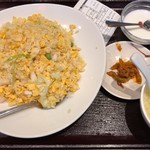朝霞 刀削麺 - 日替わり海鮮チャーハン850円
