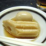 庚申酒場 - ちくわぶと玉子