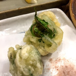 浅草 とりひろ - 芽キャベツ天ぷら