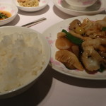 高級中国四川料理 登龍 - ライスと海鮮宝菜