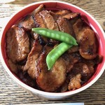 ひつまぶし専門店 八兵衛 - 味噌豚(追盛り)　お肉が本当にたっぷりでボリューミー♪味噌の香ばしさがたまりませんでした(^0^)　2019/02/23