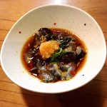 小魚料理 とみ助 - 青ナマコ酢です。食感最高！(o^^o)