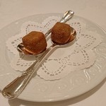 カランドリエ - 名物料理のフォアグラのコロッケ