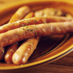 Grilled sausage platter